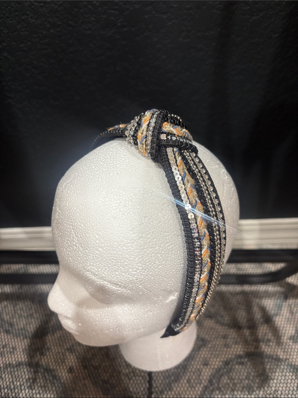 NWT Black Sparkle Headband
